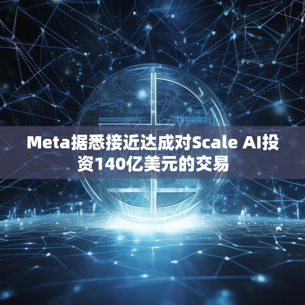 Meta据悉接近达成对Scale AI投资140亿美元的交易