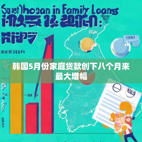 韩国5月份家庭贷款创下八个月来最大增幅