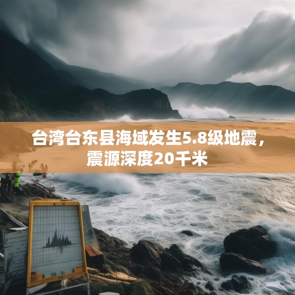 台湾台东县海域发生5.8级地震，震源深度20千米