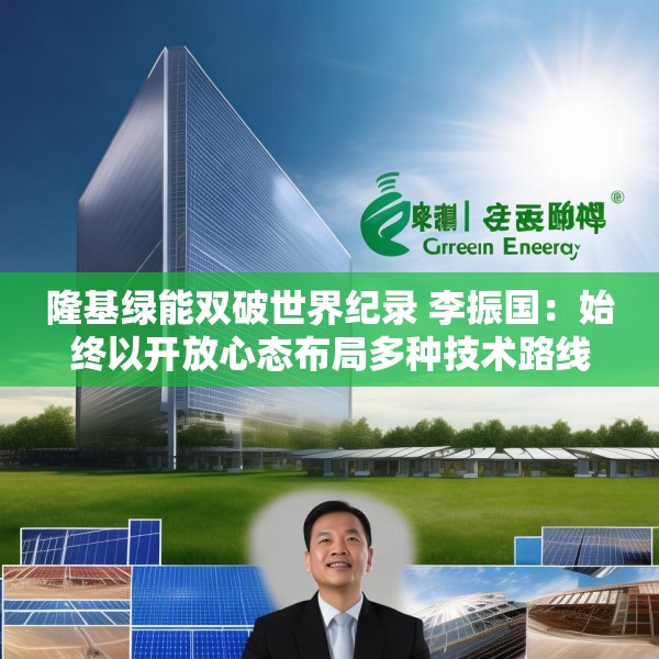 隆基绿能双破世界纪录 李振国：始终以开放心态布局多种技术路线