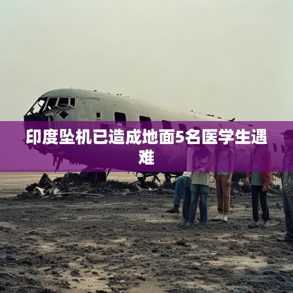 印度坠机已造成地面5名医学生遇难