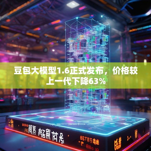 豆包大模型1.6正式发布，价格较上一代下降63%