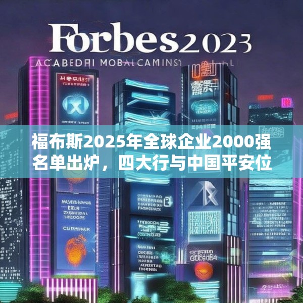 福布斯2025年全球企业2000强名单出炉，四大行与中国平安位列前五