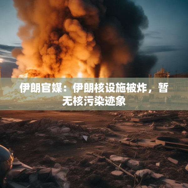 伊朗官媒：伊朗核设施被炸，暂无核污染迹象