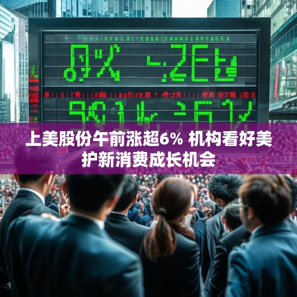上美股份午前涨超6% 机构看好美护新消费成长机会