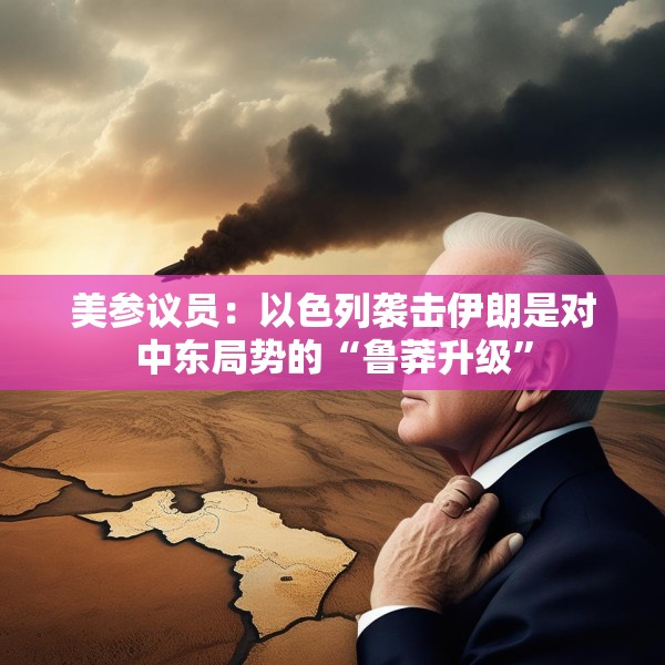 美参议员：以色列袭击伊朗是对中东局势的“鲁莽升级”
