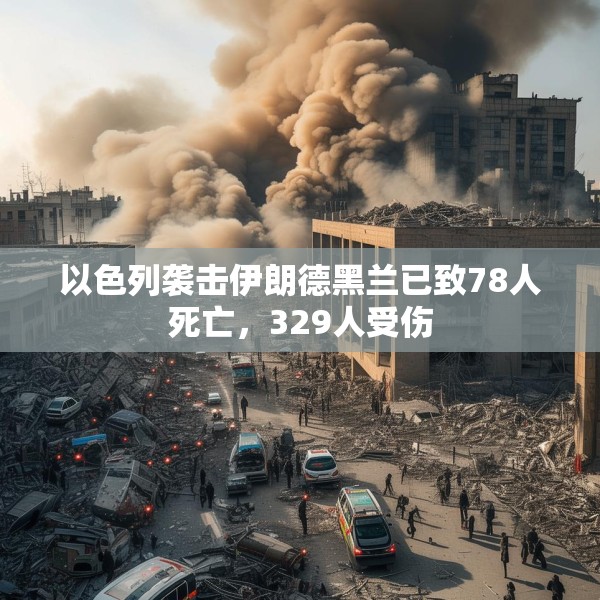 以色列袭击伊朗德黑兰已致78人死亡，329人受伤