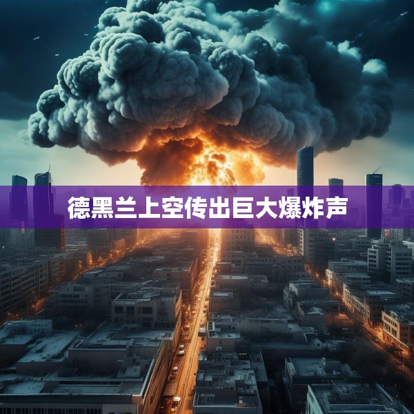 德黑兰上空传出巨大爆炸声