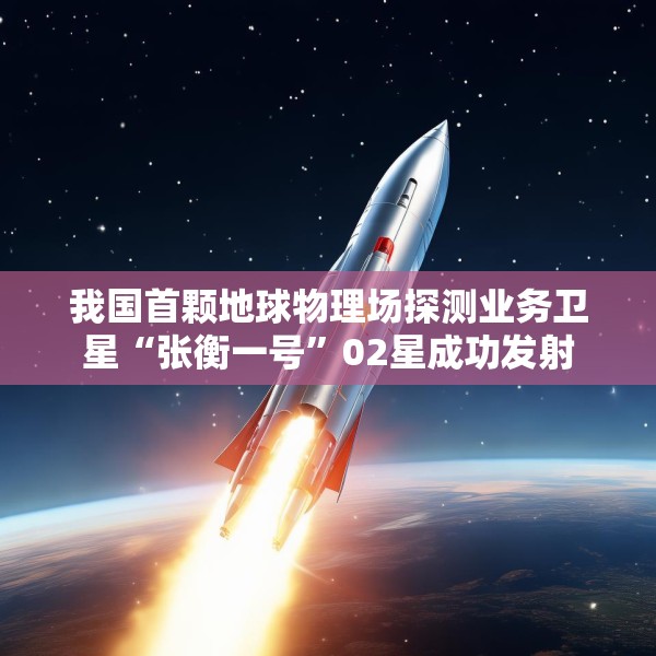 我国首颗地球物理场探测业务卫星“张衡一号”02星成功发射