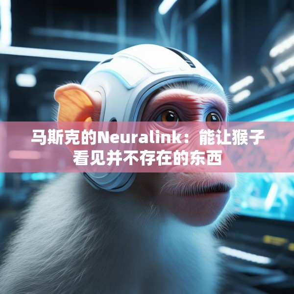 马斯克的Neuralink：能让猴子看见并不存在的东西