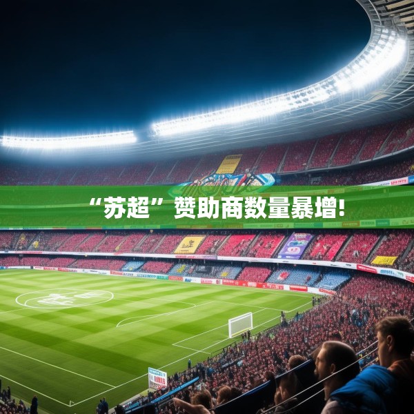 “苏超”赞助商数量暴增!