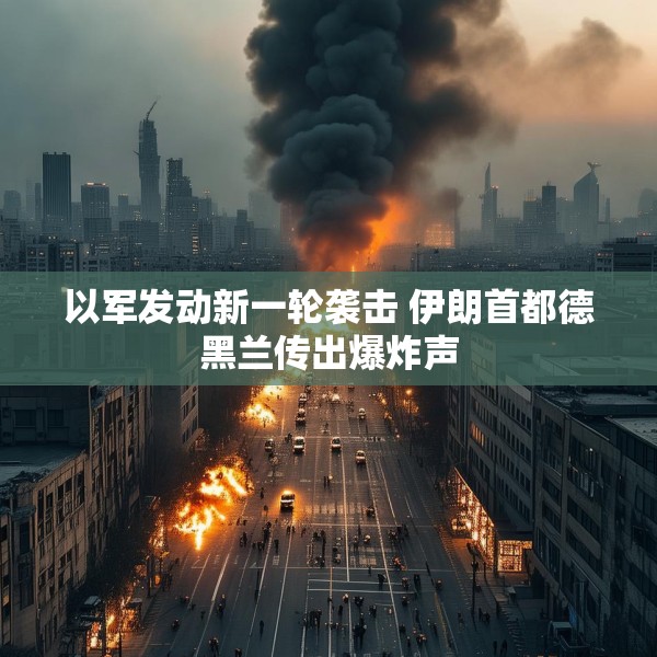 以军发动新一轮袭击 伊朗首都德黑兰传出爆炸声