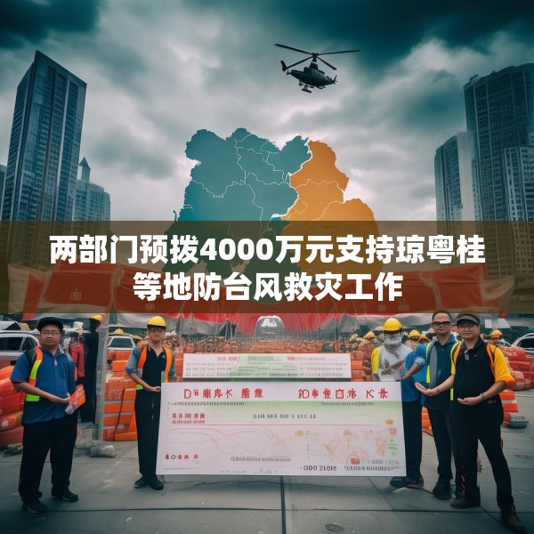 两部门预拨4000万元支持琼粤桂等地防台风救灾工作
