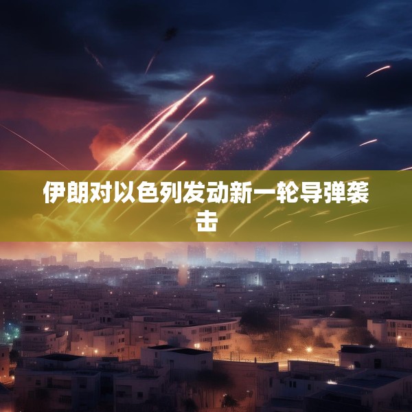 伊朗对以色列发动新一轮导弹袭击