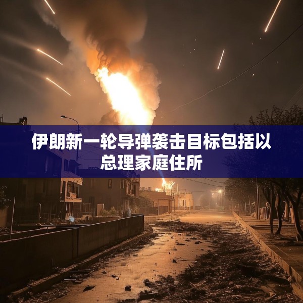 伊朗新一轮导弹袭击目标包括以总理家庭住所