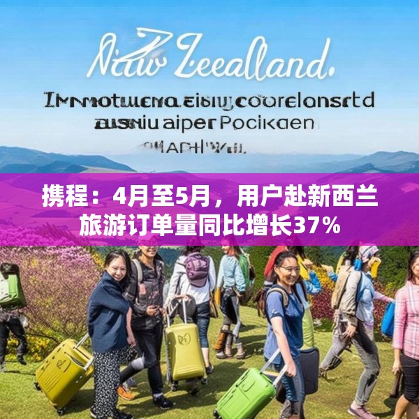 携程：4月至5月，用户赴新西兰旅游订单量同比增长37%