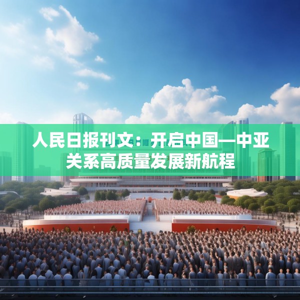 人民日报刊文：开启中国—中亚关系高质量发展新航程