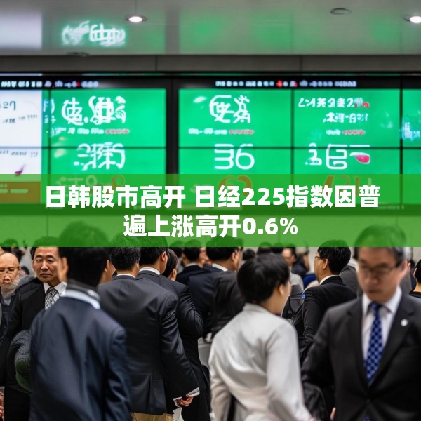 日韩股市高开 日经225指数因普遍上涨高开0.6%