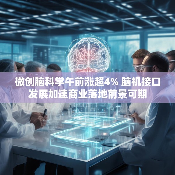 微创脑科学午前涨超4% 脑机接口发展加速商业落地前景可期
