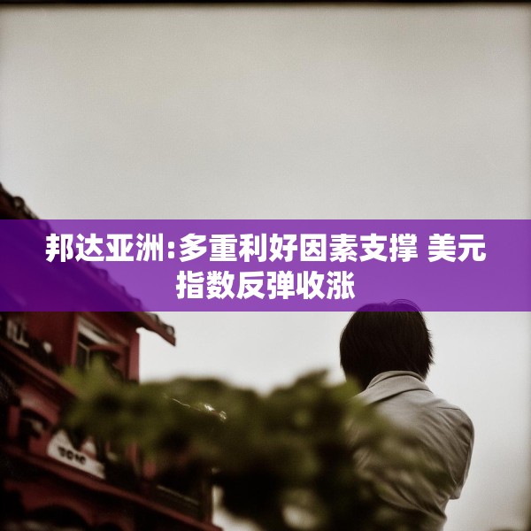 邦达亚洲:多重利好因素支撑 美元指数反弹收涨